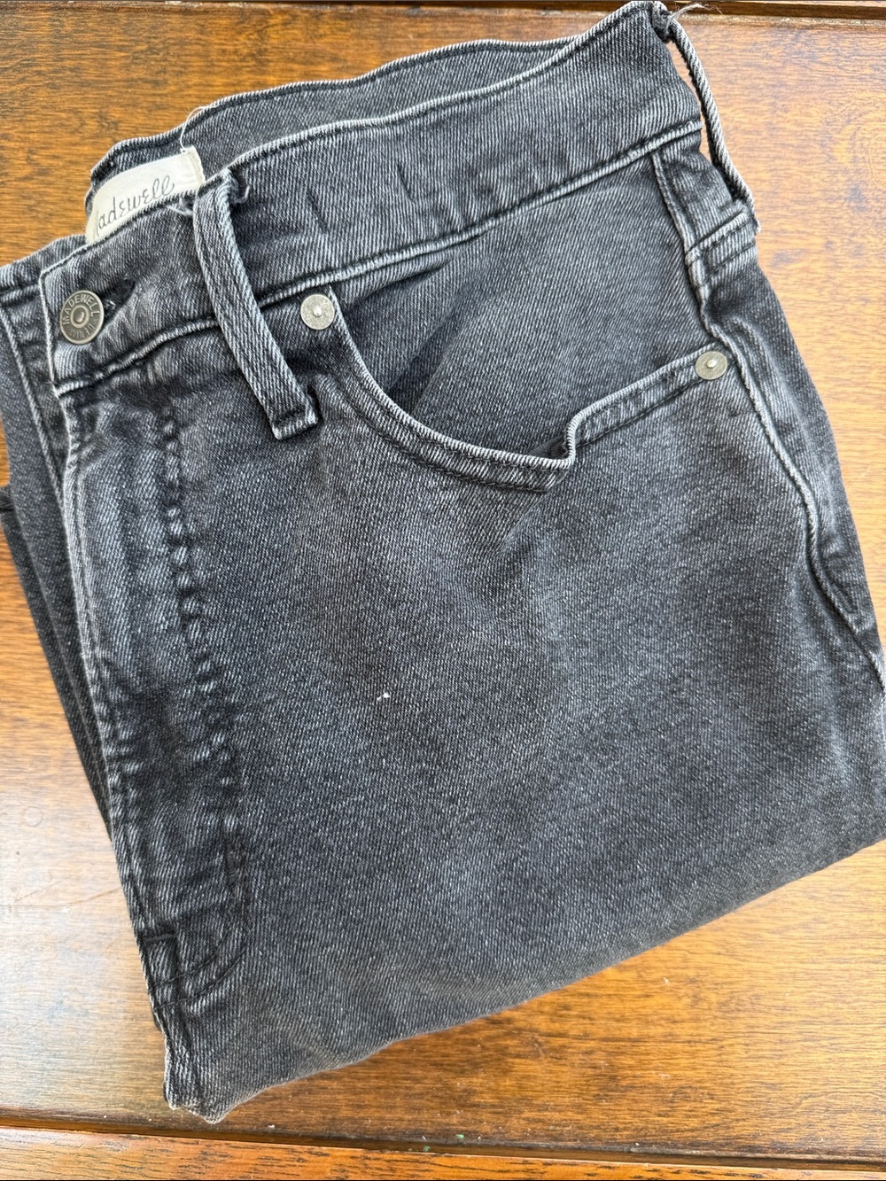 Madewell  Black The Perfect Vintage Jeans